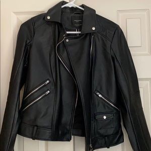 Zara Moto Faux Leather jacket